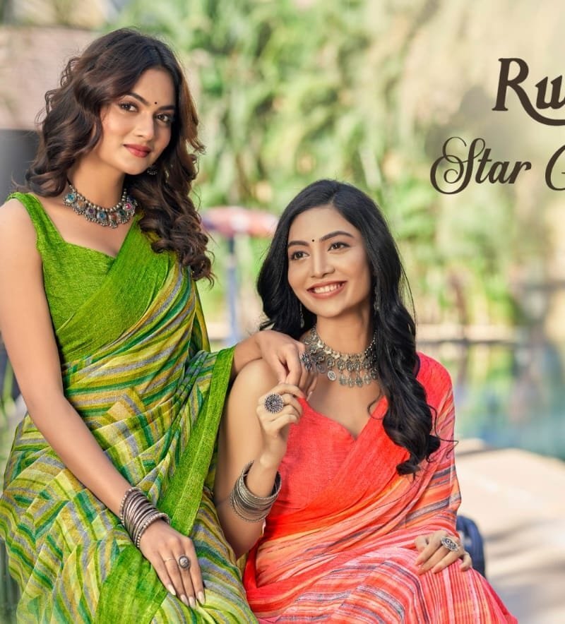 Star Chiffon 98th Edition Ruchi Wholesale Sarees