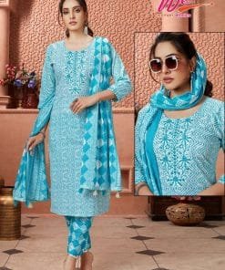 Summer Shades Women Ethnics Readymade 3 Pcs Concept