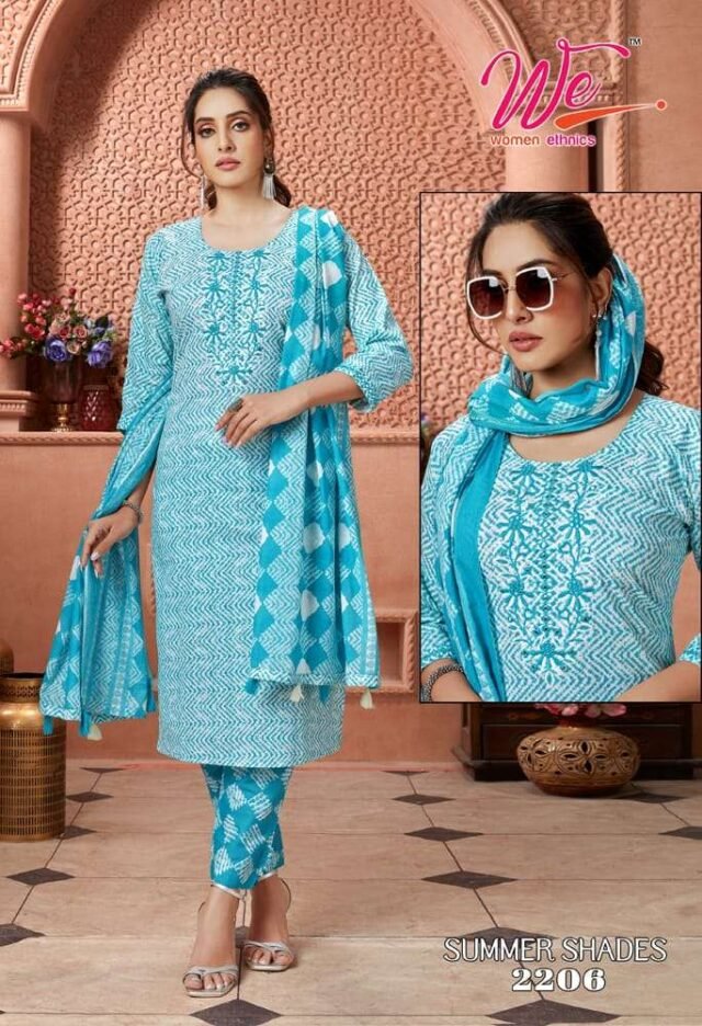 Summer Shades Women Ethnics Readymade 3 Pcs Concept