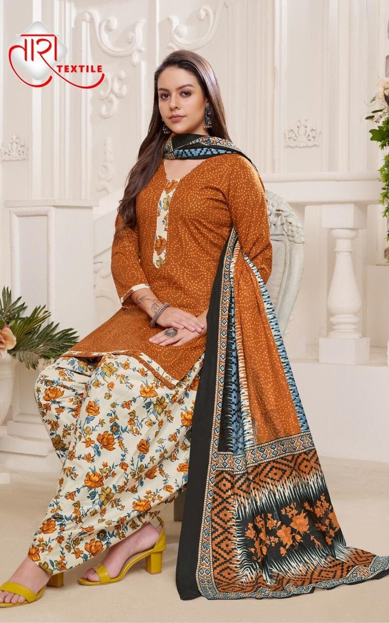 Tara Unique Patiyala Vol 1 Wholesale Cotton Dress Material