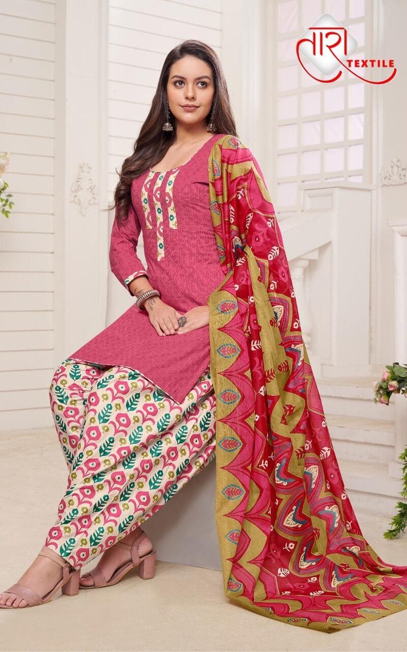 Tara Unique Patiyala Vol 1 Wholesale Cotton Dress Material