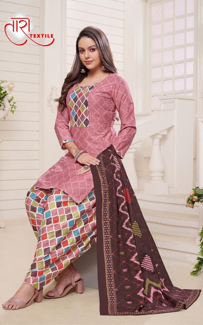 Tara Unique Patiyala Vol 1 Wholesale Cotton Dress Material