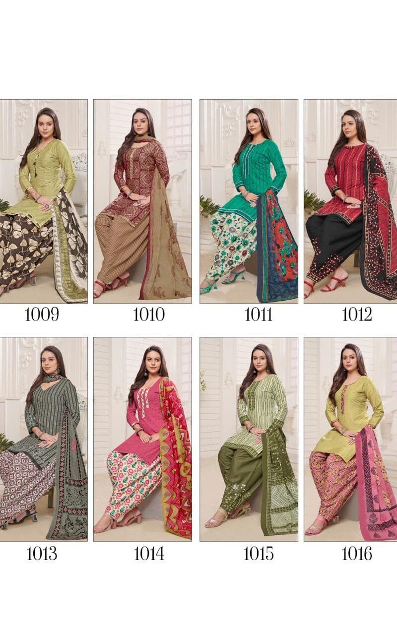 Tara Unique Patiyala Vol 1 Wholesale Cotton Dress Material