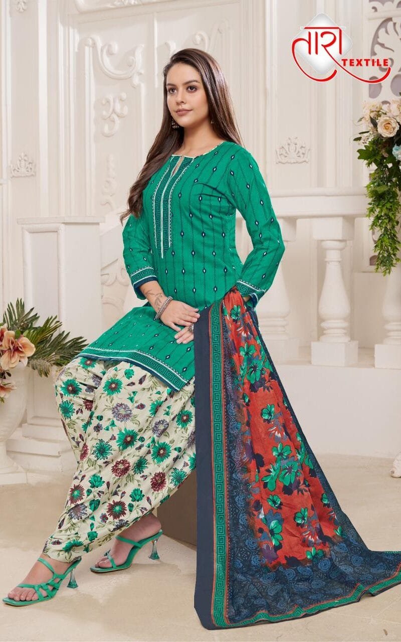 Tara Unique Patiyala Vol 1 Wholesale Cotton Dress Material