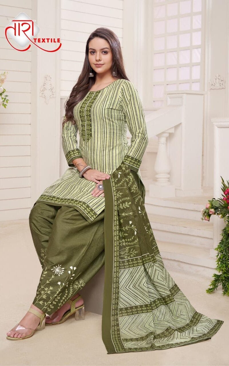 Tara Unique Patiyala Vol 1 Wholesale Cotton Dress Material