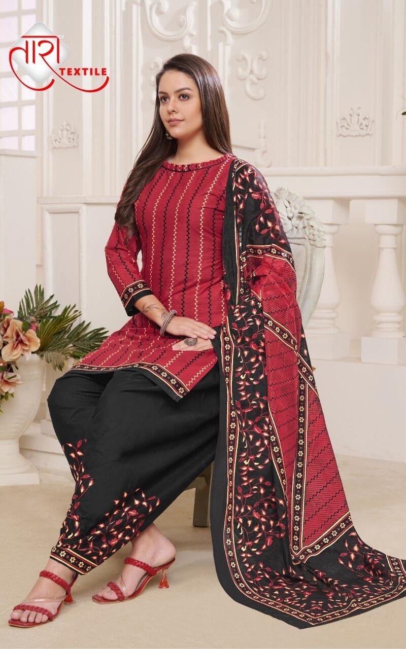 Tara Unique Patiyala Vol 1 Wholesale Cotton Dress Material