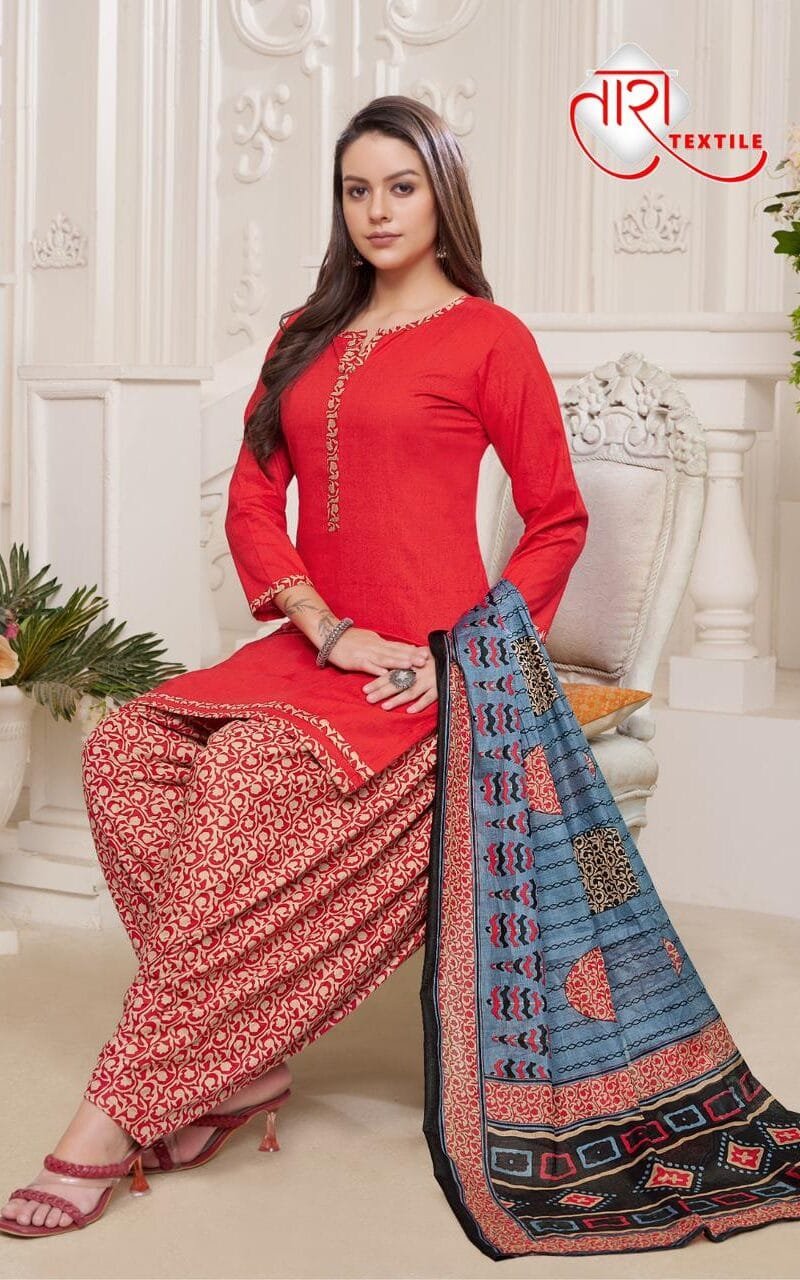 Tara Unique Patiyala Vol 1 Wholesale Cotton Dress Material