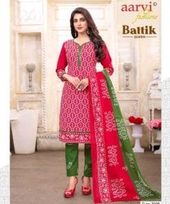Aarvi Batik Queen vol 1 Wholesale Cotton Dress Material