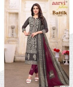 Aarvi Batik Queen vol 1 Wholesale Cotton Dress Material