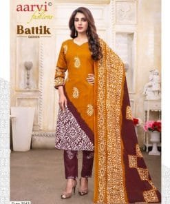 Aarvi Batik Queen vol 1 Wholesale Cotton Dress Material