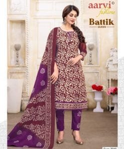 Aarvi Batik Queen vol 1 Wholesale Cotton Dress Material