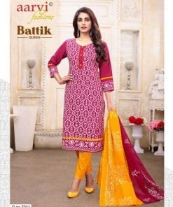 Aarvi Batik Queen vol 1 Wholesale Cotton Dress Material