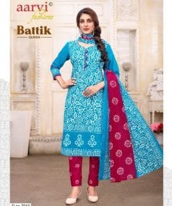 Aarvi Batik Queen vol 1 Wholesale Cotton Dress Material