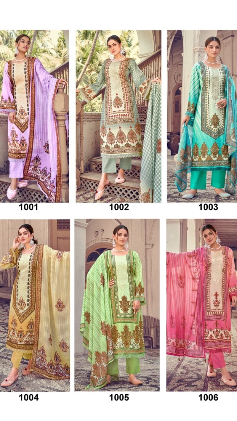Aarzoo Hermitage Clothing Pure Lawn Digital Print Embroidery