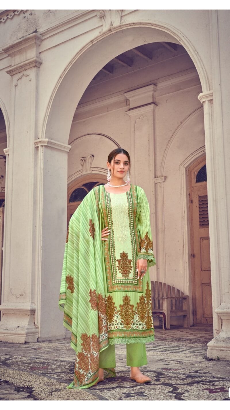 Aarzoo Hermitage Clothing Pure Lawn Digital Print Embroidery