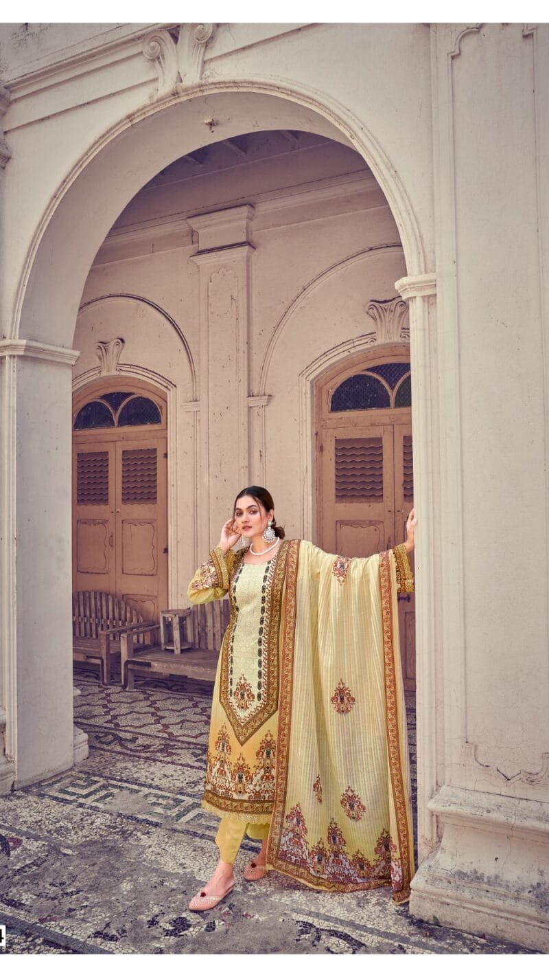 Aarzoo Hermitage Clothing Pure Lawn Digital Print Embroidery