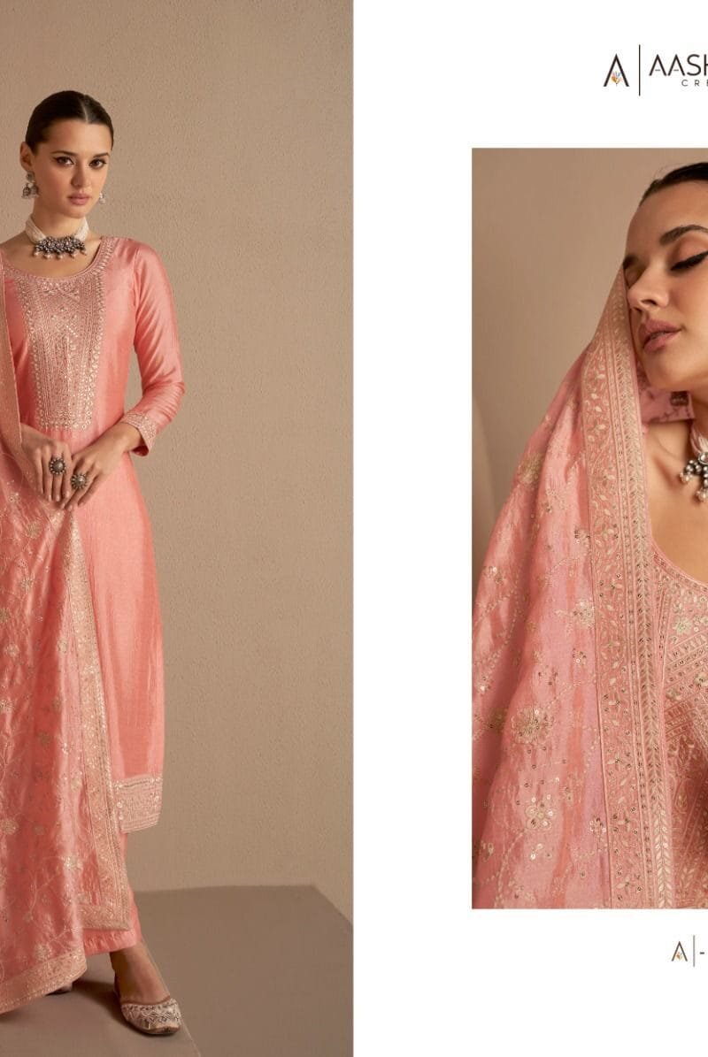 Aashirwad Dhaga Premium Silk With Silk Santoon Inner