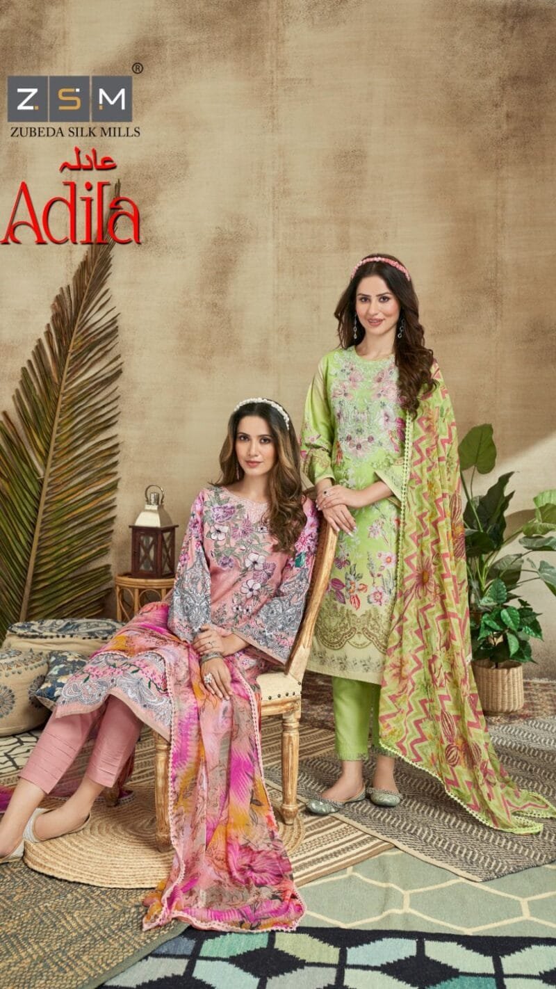 Adila Zsm Pakistani Style Summer Collection