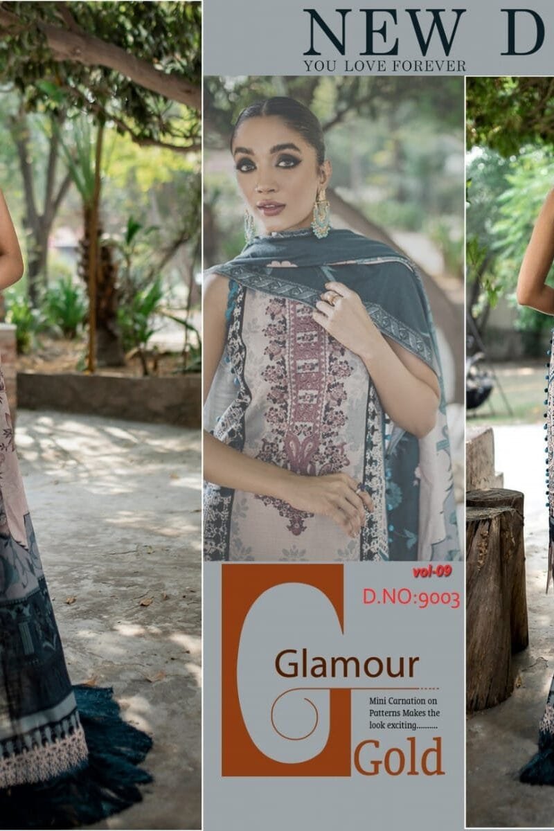 Agha Noor Vol 9 Wholesale Cotton Dress Material