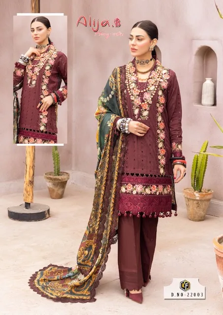 Alija B Vol 22 Keval Fab Wholesale Cotton Dress Material