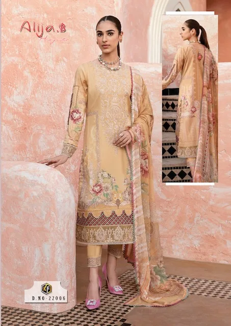 Alija B Vol 22 Keval Fab Wholesale Cotton Dress Material