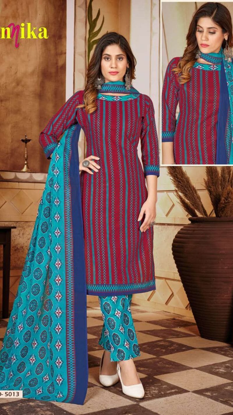 Annika Vol 5 Ganesha Wholesale Cotton Dress Material