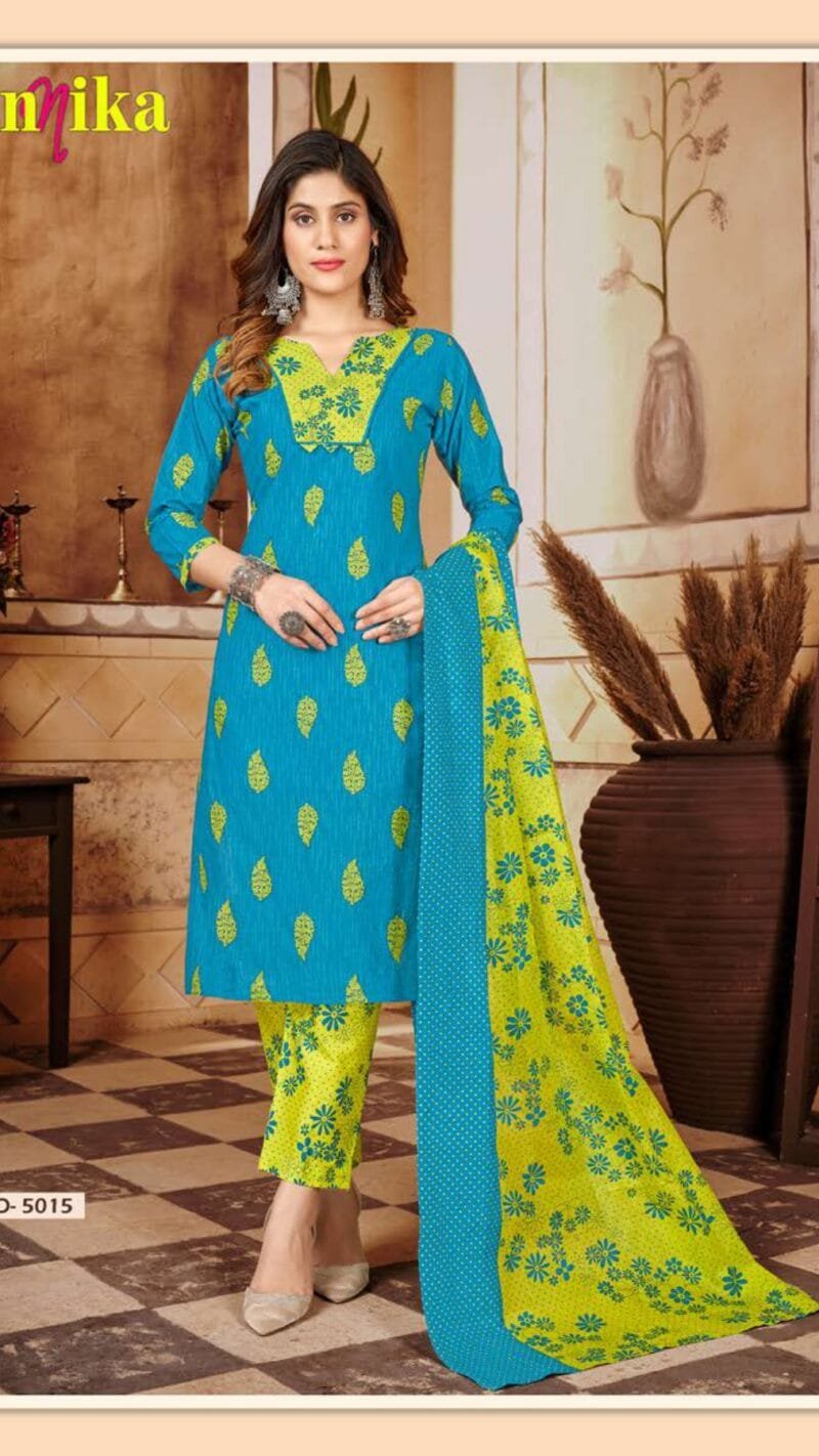 Annika Vol 5 Ganesha Wholesale Cotton Dress Material