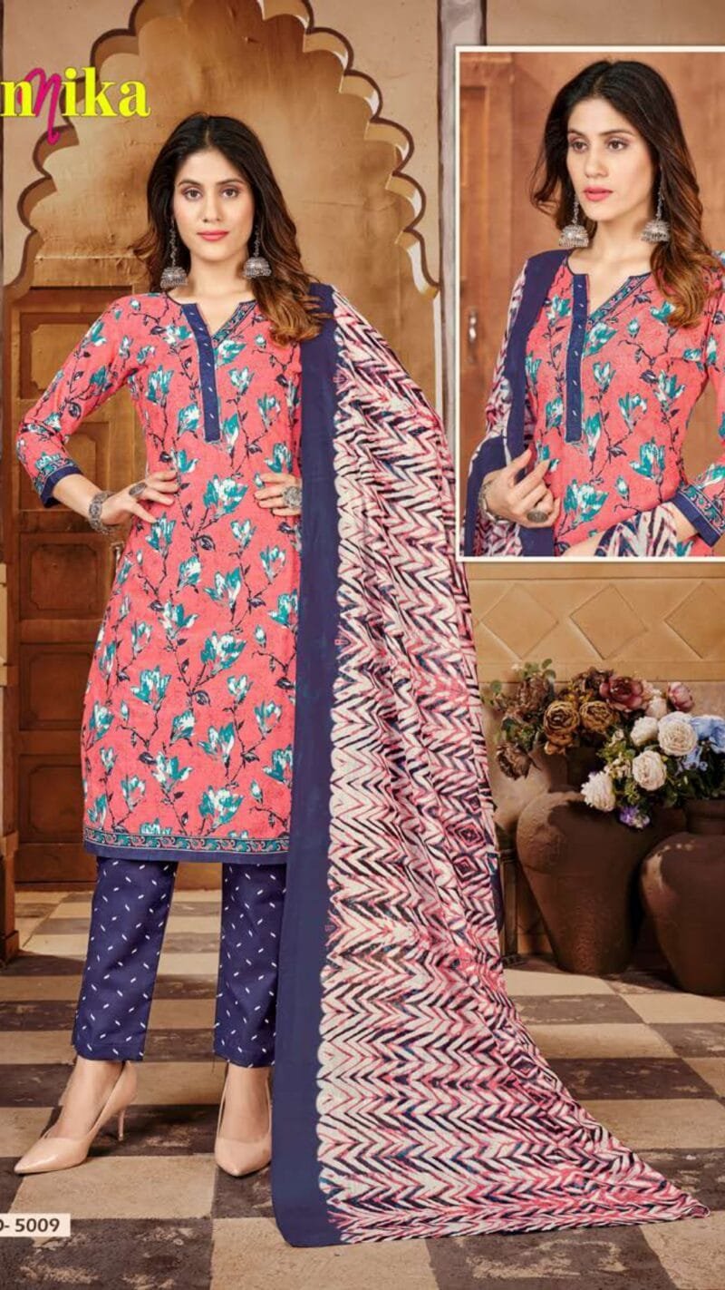 Annika Vol 5 Ganesha Wholesale Cotton Dress Material
