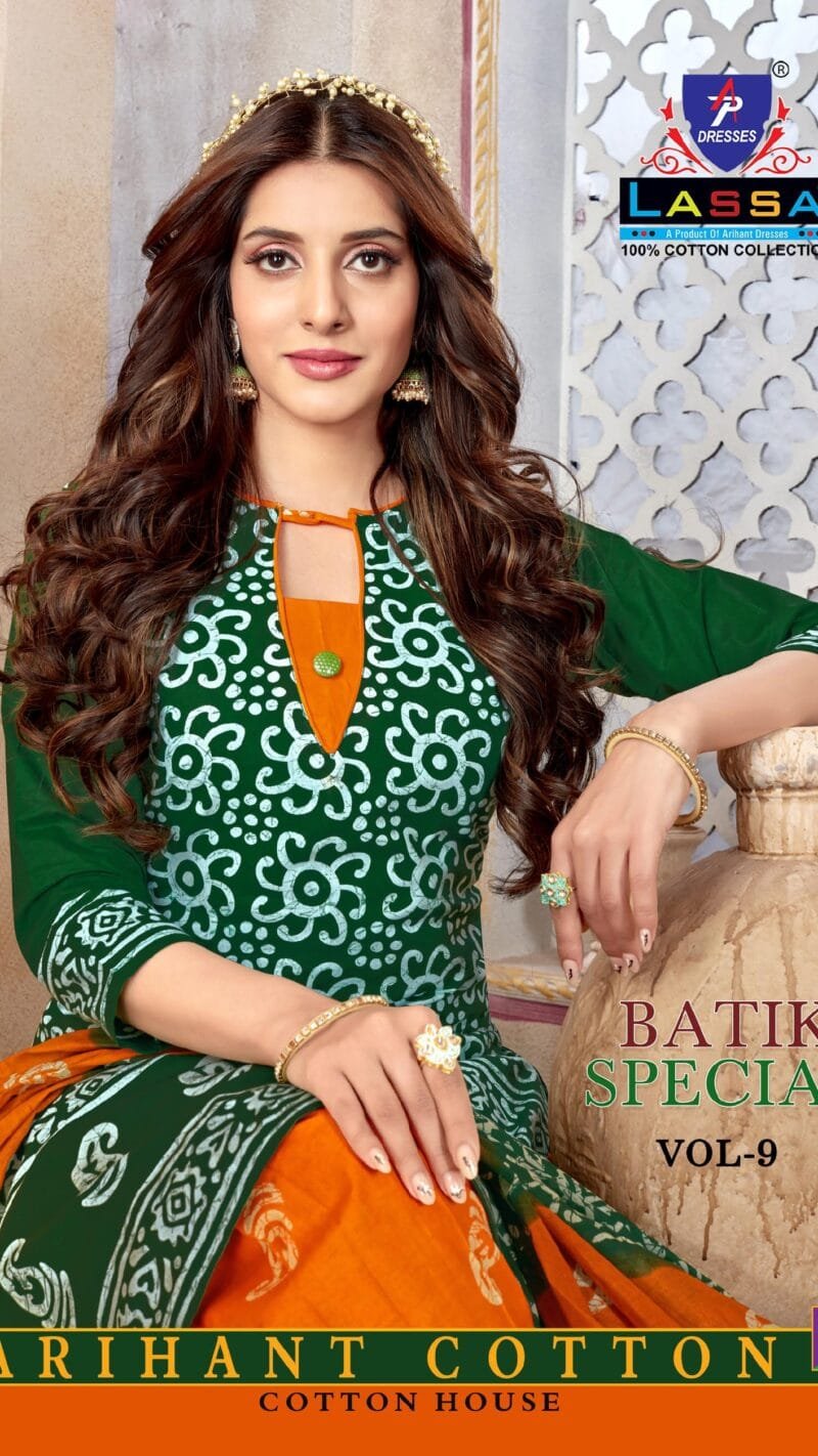 Ap Lassa Batik Special Vol 9 Wholesale Cotton Dress Material