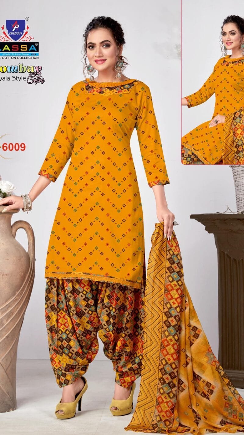 Ap Lassa Bombay Cotton Vol 6 Wholesale Cotton Dress Material