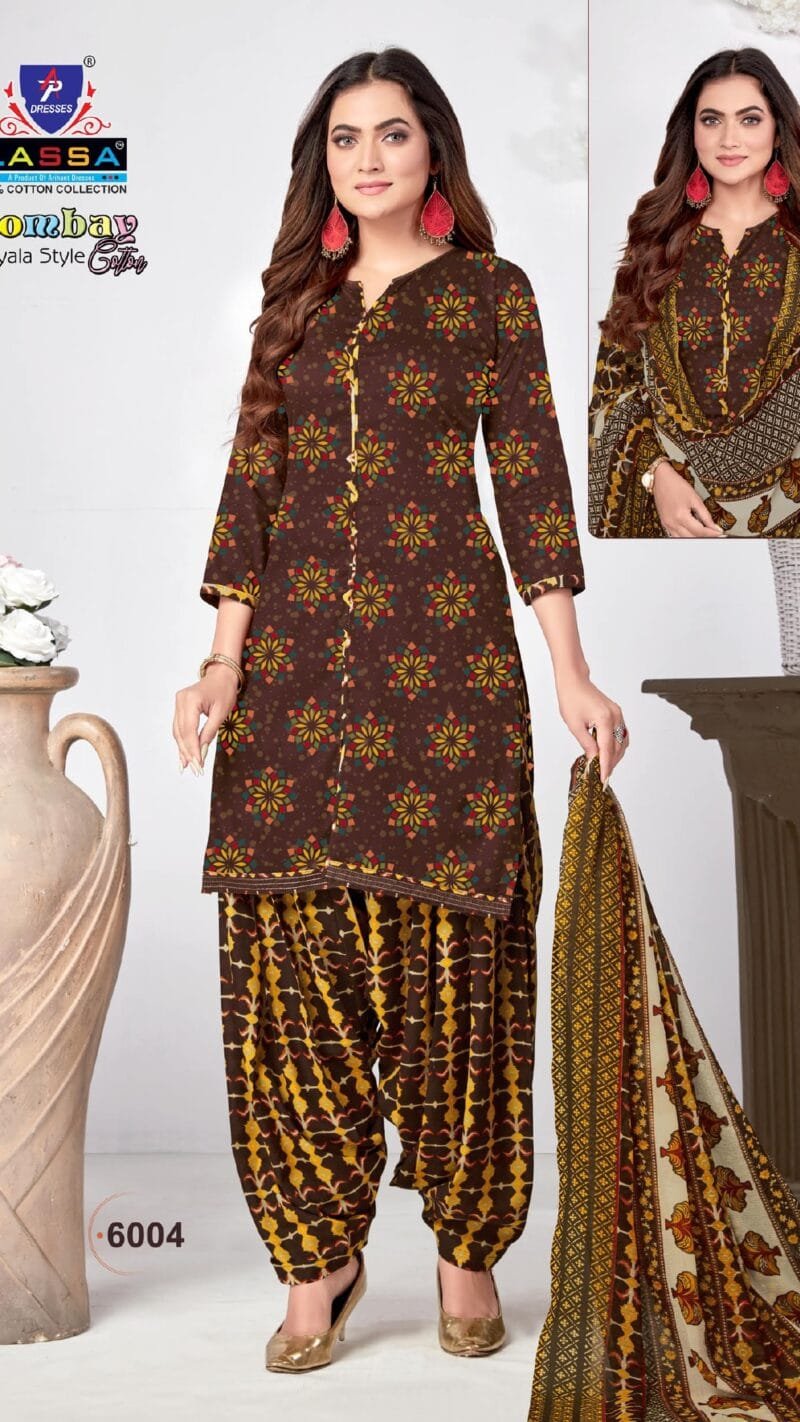 Ap Lassa Bombay Cotton Vol 6 Wholesale Cotton Dress Material