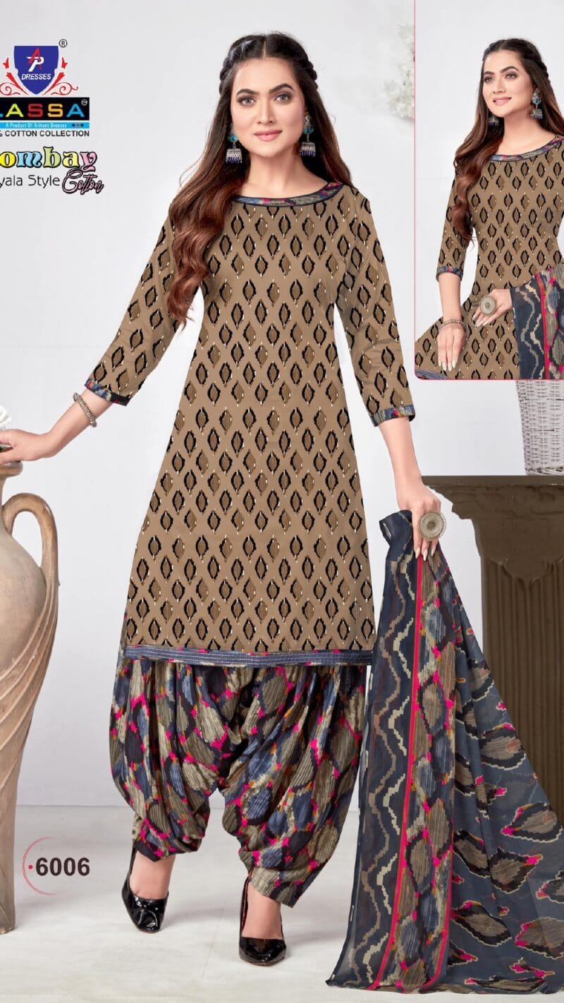 Ap Lassa Bombay Cotton Vol 6 Wholesale Cotton Dress Material