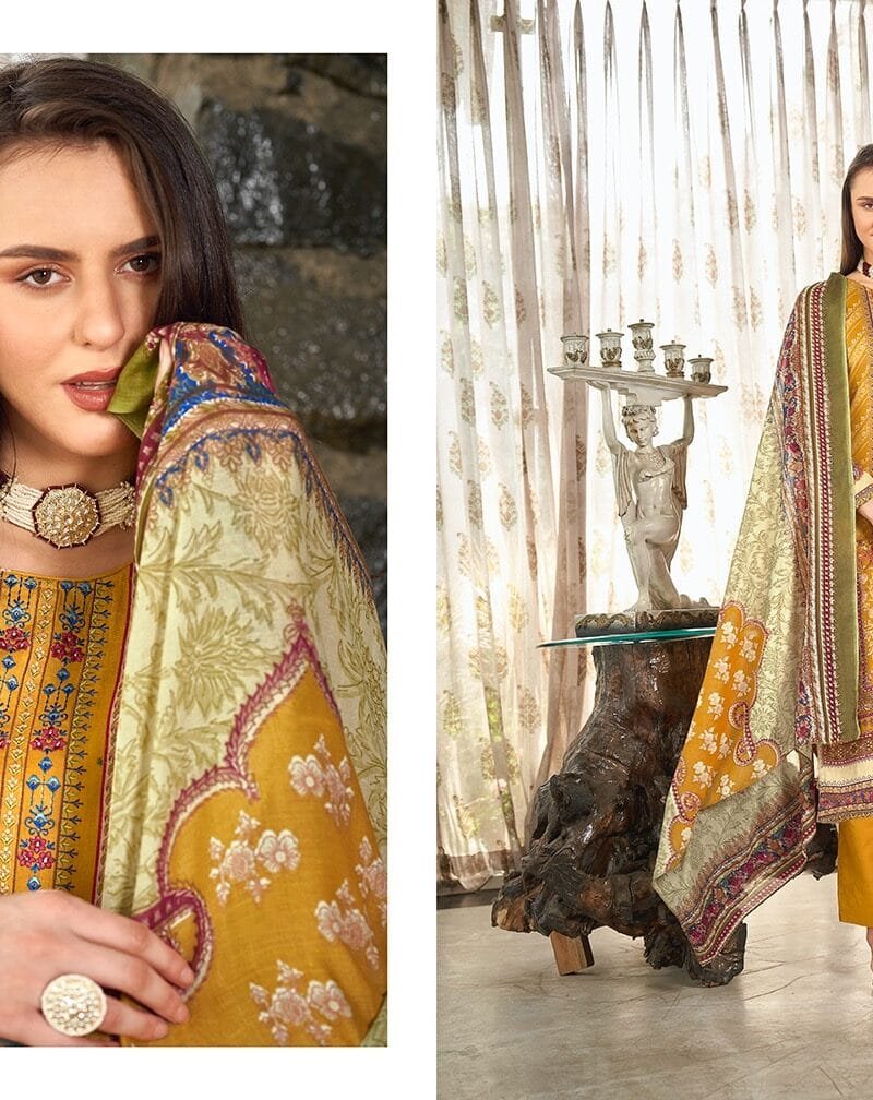 Aqsa Nazreen Cambric Embroidery Cotton Printed Suits