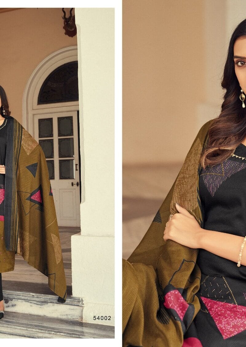 Azara Maria Pure Zam Cotton Designer Prints With Daman Embroidery