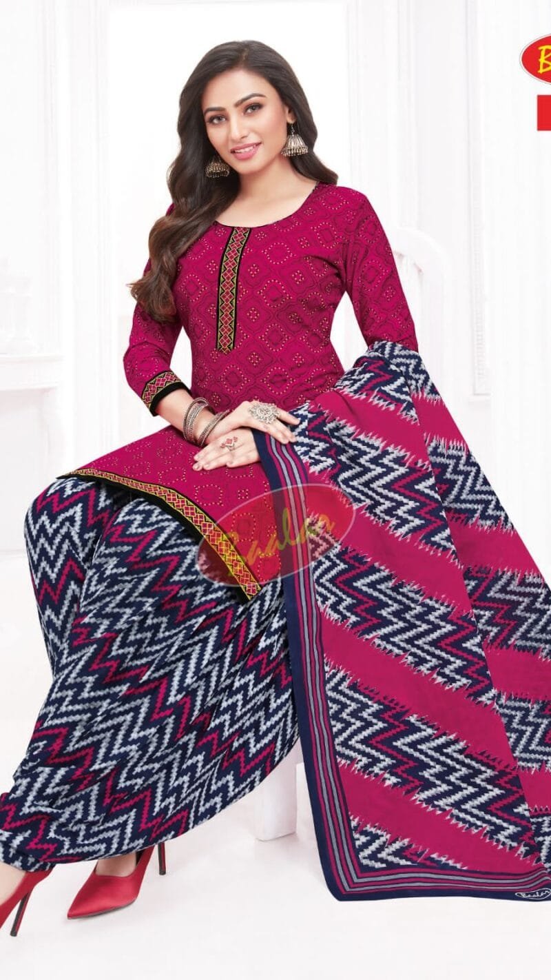 Baalar Zaara Vol 14 Wholesale Cotton Dress Material