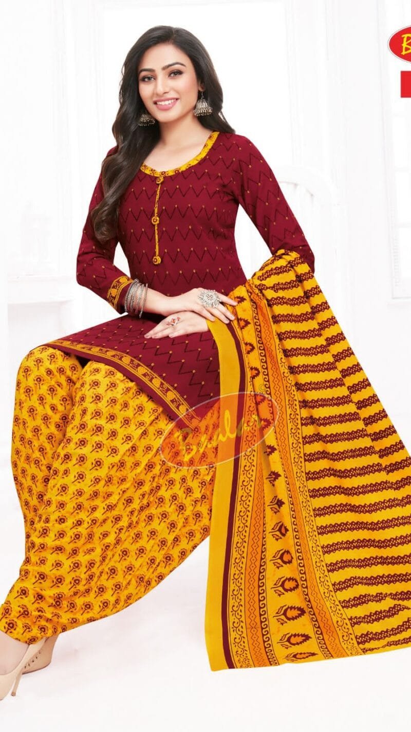 Baalar Zaara Vol 14 Wholesale Cotton Dress Material