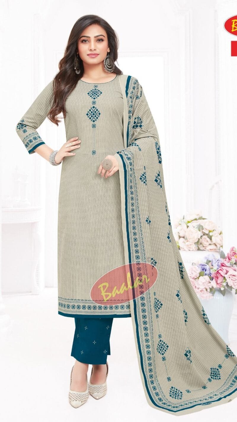 Baalar Zaara Vol 14 Wholesale Cotton Dress Material