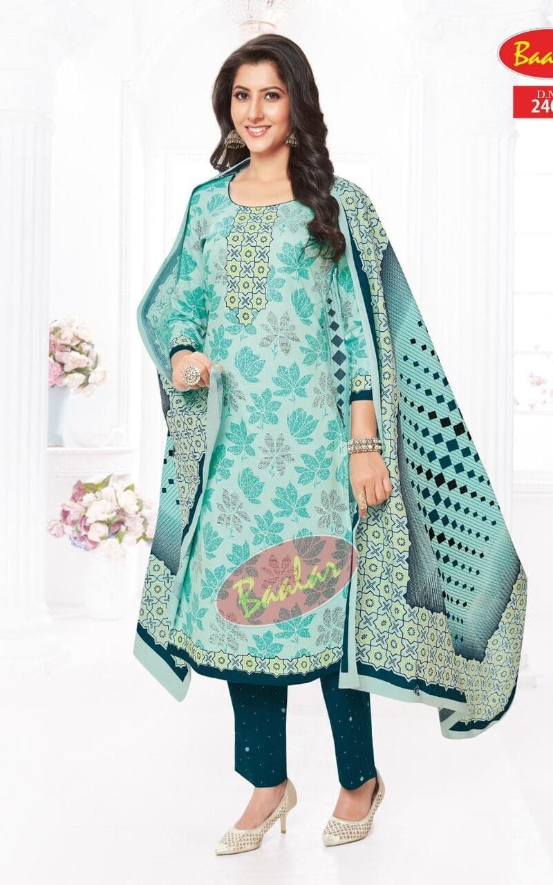 Baalar Zaara Vol 14 Wholesale Cotton Dress Material