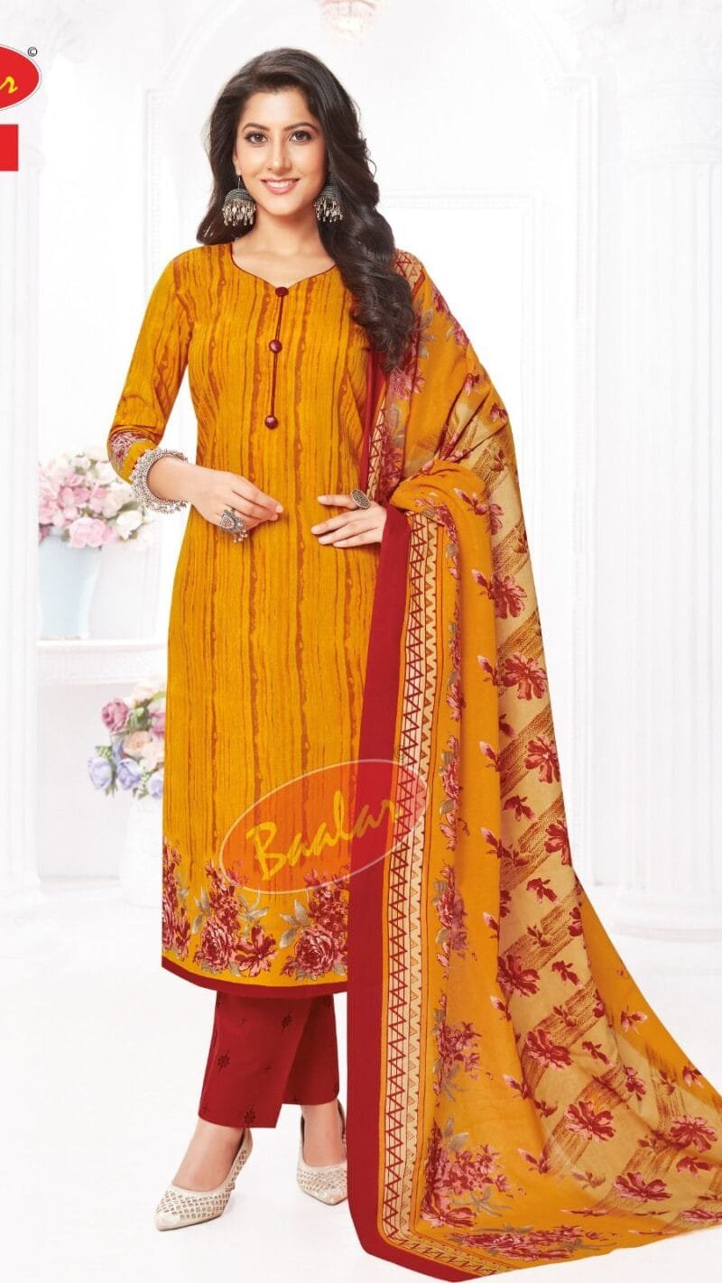 Baalar Zaara Vol 14 Wholesale Cotton Dress Material