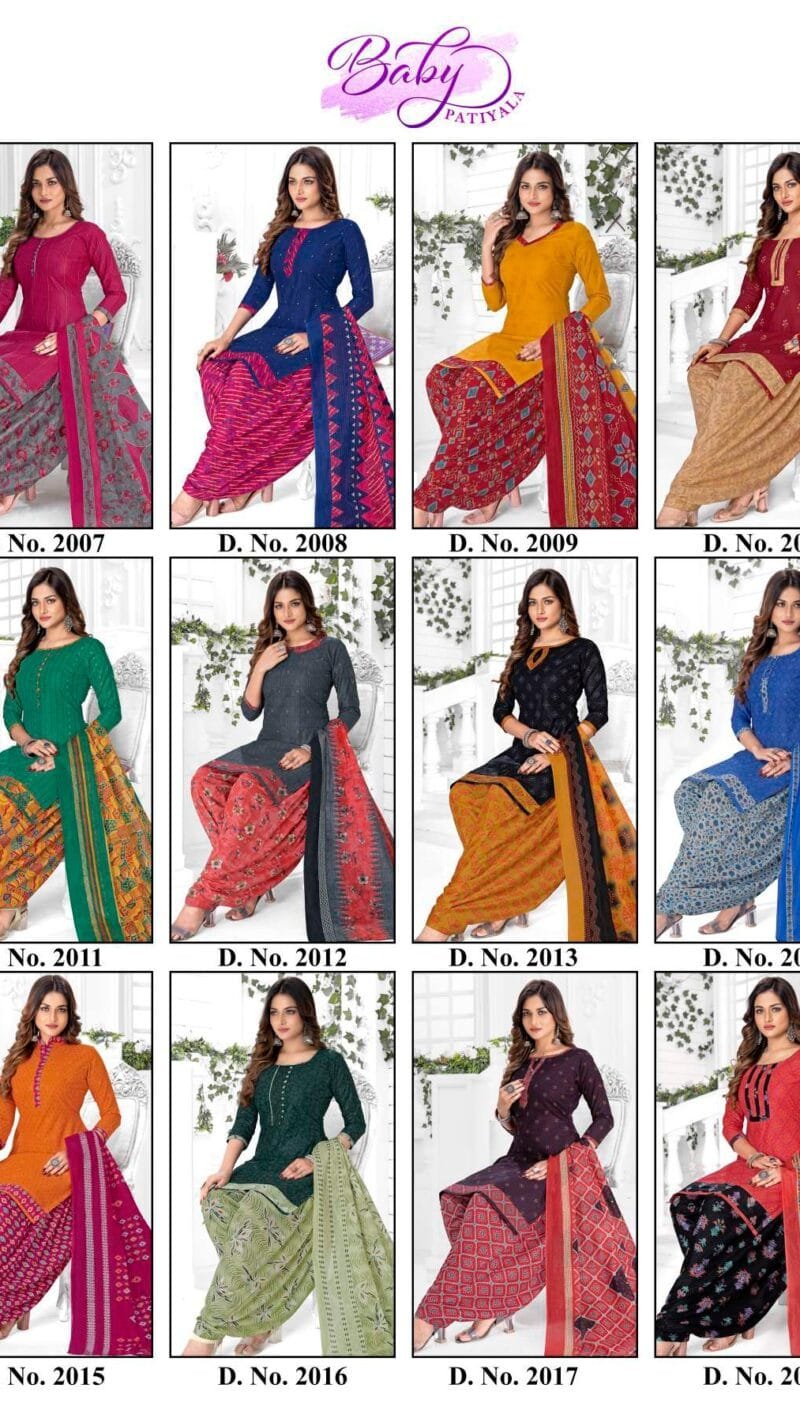 Baby Patiyala Vol 2 Ganesha Wholesale Cotton Dress Material