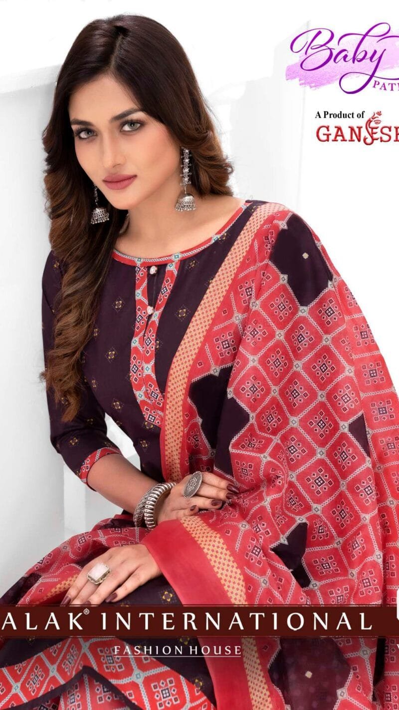 Baby Patiyala Vol 2 Ganesha Wholesale Cotton Dress Material