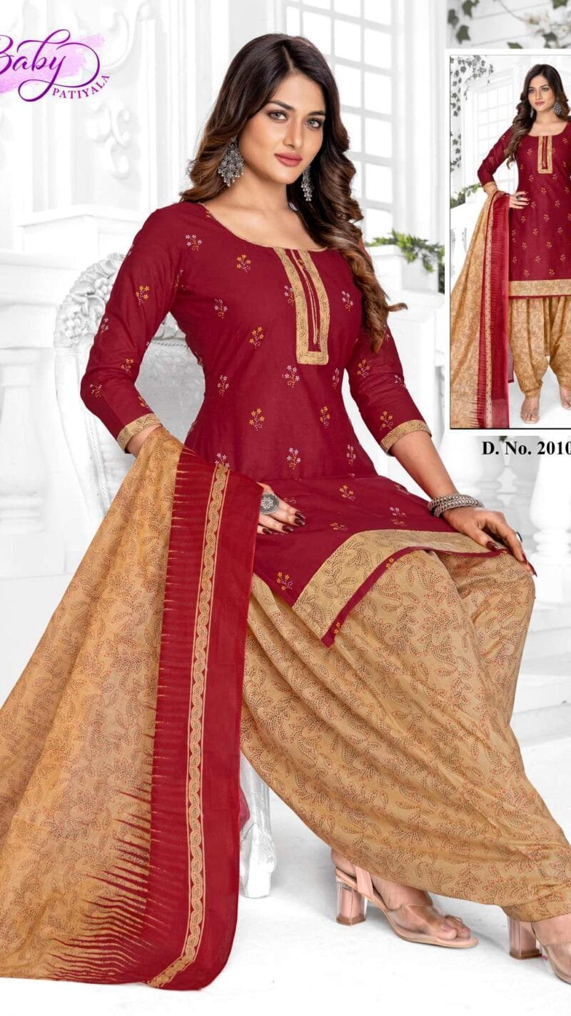Baby Patiyala Vol 2 Ganesha Wholesale Cotton Dress Material