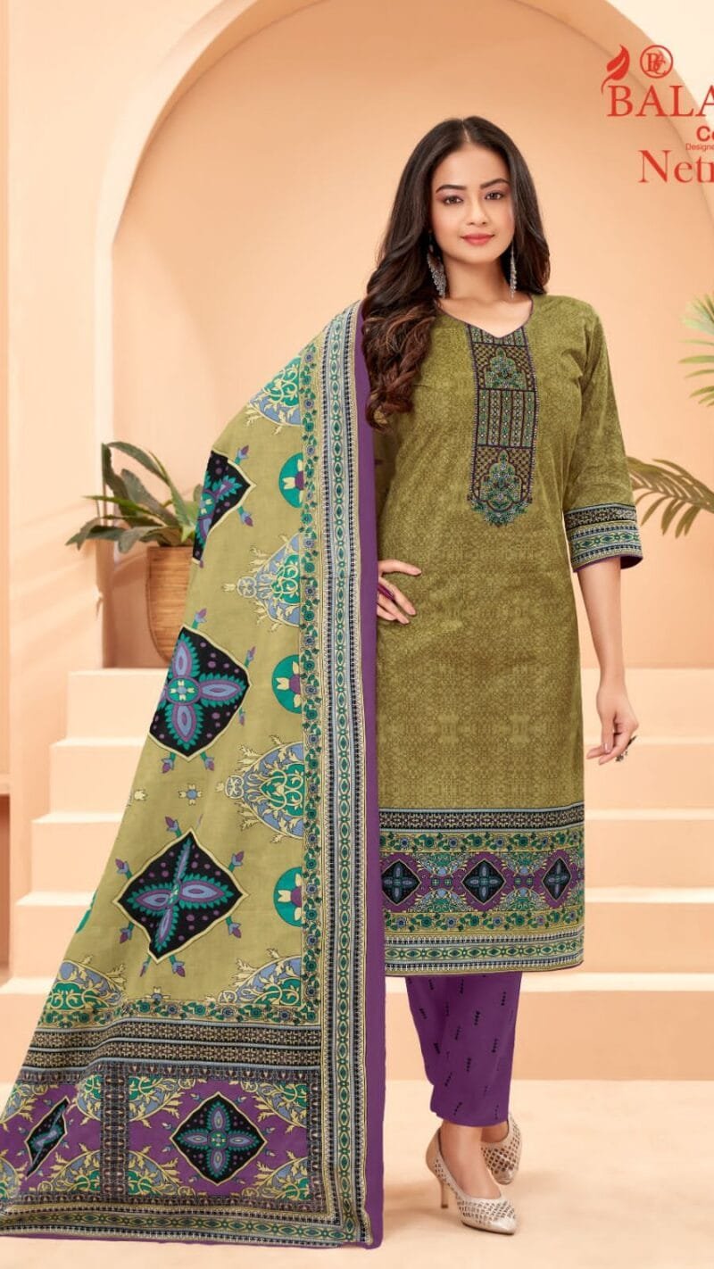 Balaji Netra Vol 2 Wholesale Cotton Dress Material