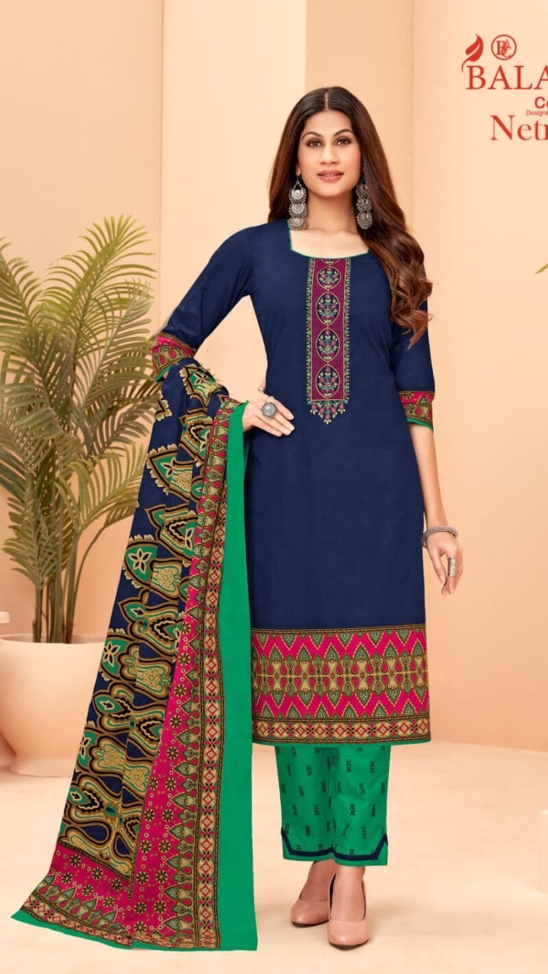 Balaji Netra Vol 2 Wholesale Cotton Dress Material