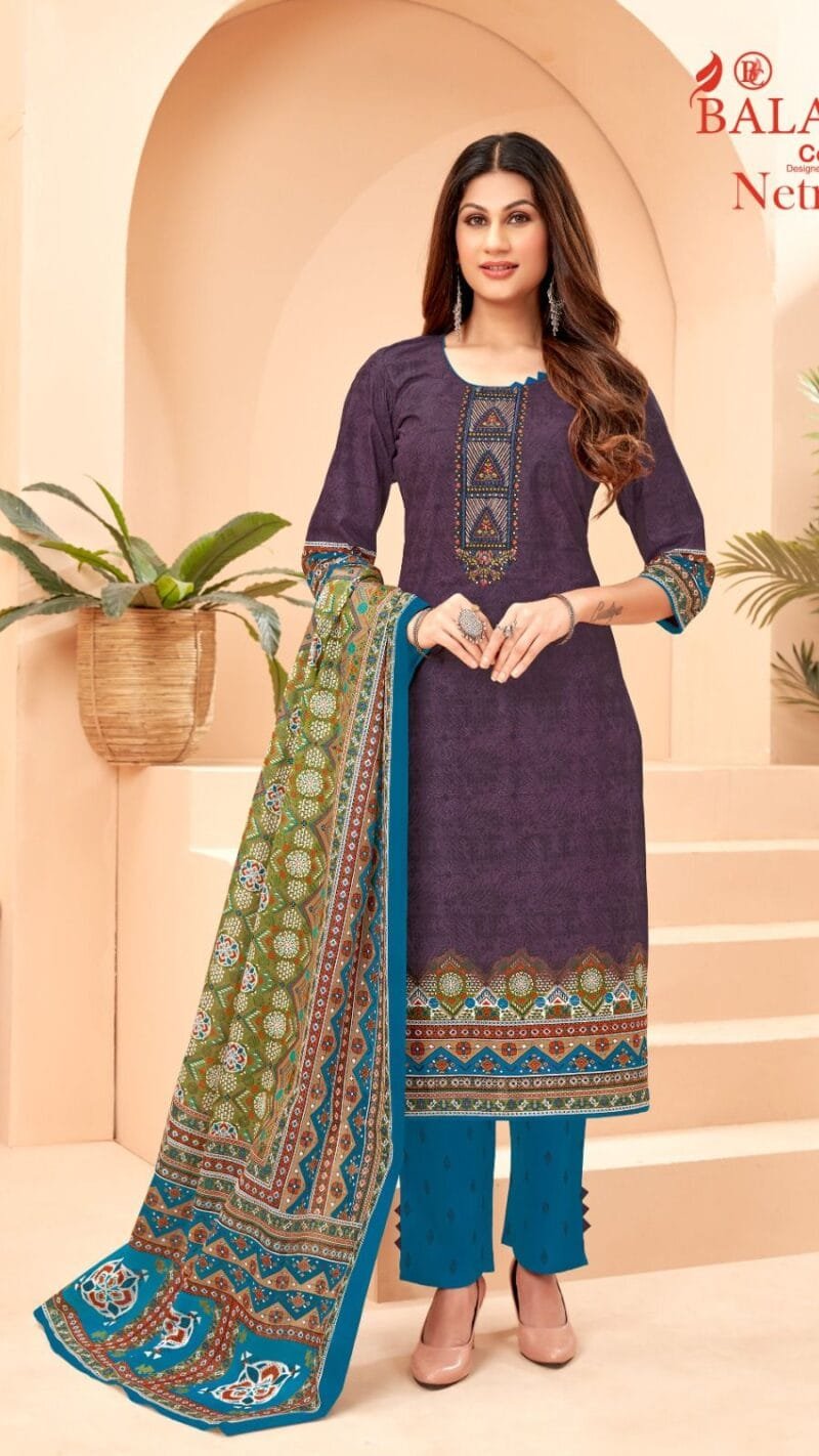 Balaji Netra Vol 2 Wholesale Cotton Dress Material