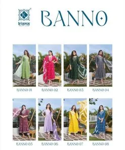 Banno kiana Summer 3 piece Nayra kurti set