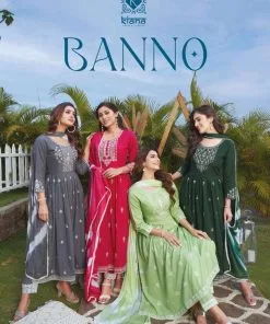 Banno kiana Summer 3 piece Nayra kurti set
