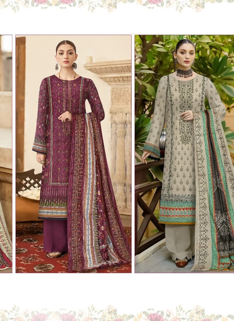 Bin Saeed Lawn Collection 03 Nx Shree Fabs