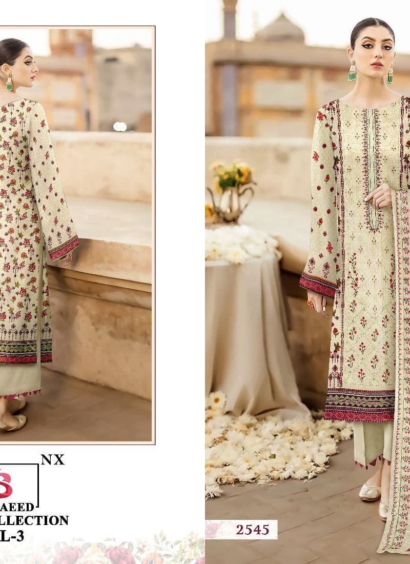 Bin Saeed Lawn Collection 03 Nx Shree Fabs