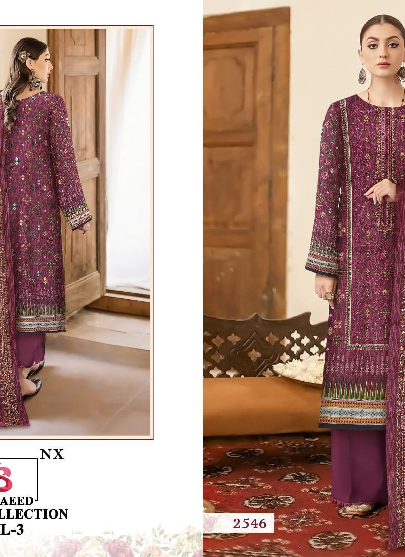 Bin Saeed Lawn Collection 03 Nx Shree Fabs